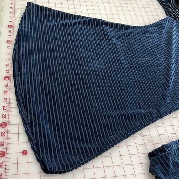 Lulu's Navy Blue Ribbed Mini Dress - Picture 10 of 16